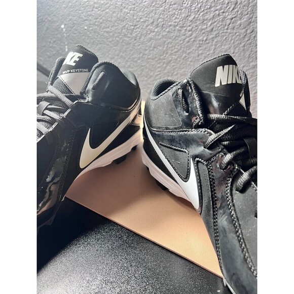 Nike Keystone 3/4 Baseball Cleat Mens Size 12 Black Activewear Sports Lace Up main image 7